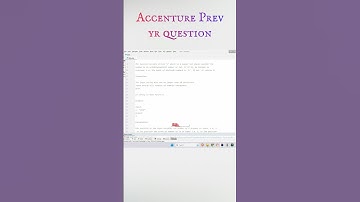 Can you solve ? ? ? Accenture Previous Year coding questions & answers || 2023 | Tekno UF #shorts