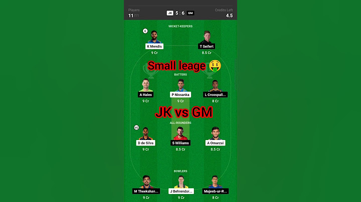 JK vs GM today dream11 prediction team || Jaffna Kings  vs Galle Marvels  || #dream11 #lpl #jk #gh