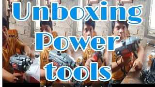 Unboxing My new powertools For my  wood works #powertools #woodworking #electricdrill #makitatools
