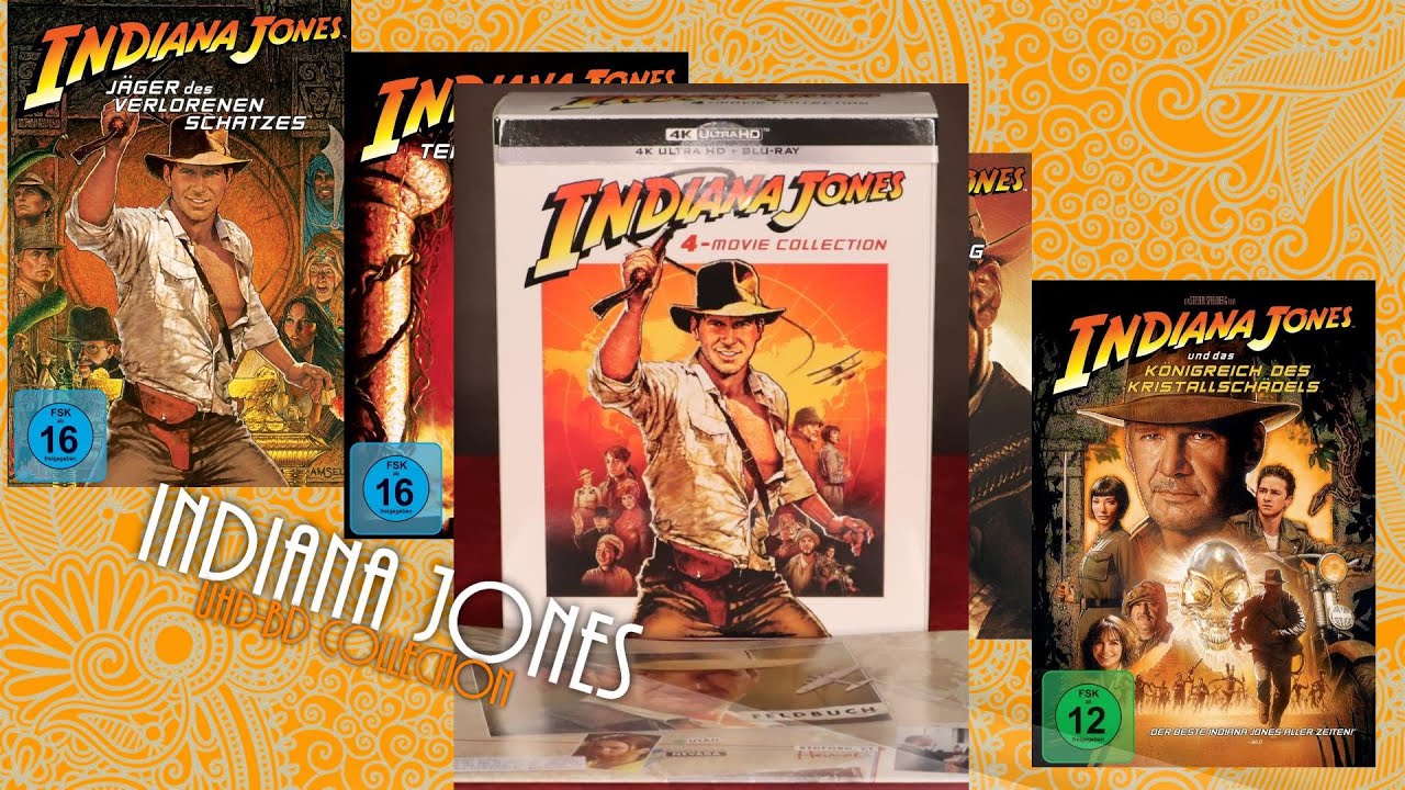 Indiana Jones UHD-BD Collection Digipack Review Test Vergleich Deutsch