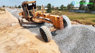 Full Process Special Grader Spreading Gravel Building Village Road Activities Skills Techniques by W Machinery 6,076 views 1 month ago 1 hour, 56 minutes