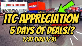 ANOTHER LEAKED Harbor Freight ITC Appreciation DEAL!!