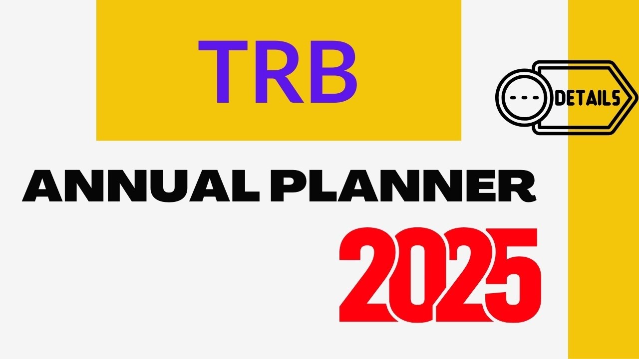 TRB ANNUAL PLANNER DETAILS YouTube trb-annual-planner-details-youtube
