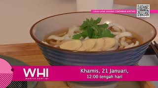 TV3 Wanita Hari Ini Tohoku Cold Kakeudon with Maitake, Carrot, Fish Sausage Tempura　ハラール天ぷらかけうどんレシピ