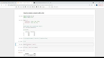 Creating a new column with a list of strings