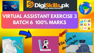 Virtual assistant exercise 3 batch 06 |DigiSkills dstp 2.0 Batch-06 Exercise 3 VA exercise  Solution