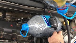 Промывка форсунок Lavr ml-101, на Ford Fiesta 1,3 60hp BAJA