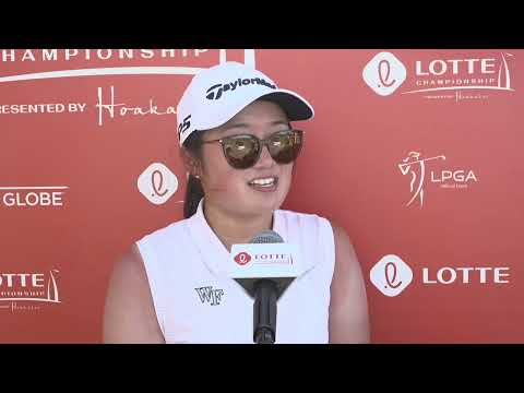 Siyun Liu Saturday Flash Interview Round 4 2023 LOTTE Championship © LPGA