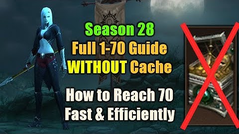 Season 28 Leveling Guide WITHOUT Challenge Rift Cache - The Blaster Path