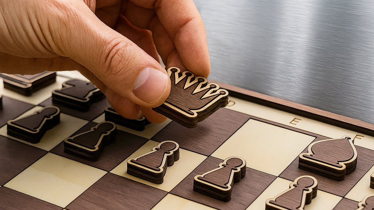 Я сделал магнитные шахматы для своего холодильника