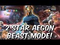 2 Star Aegon BEAST MODE Act 4 Gameplay - Maestro Takedown?! - Marvel Contest of Champions