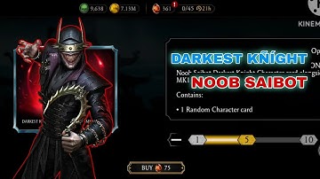 Mk Mobile _ DARKEST KNIGHT NOOB SAIBOT SUMMON _ PACK OPENING THIS PACK IS ( GARBAGE )