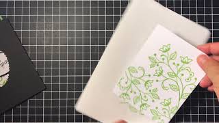 Quick and Easy Sympathy Card Using Stampin Up Products