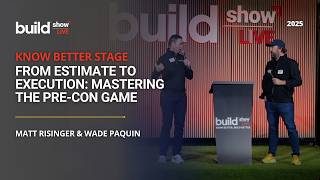 From Estimate to Execution: Mastering the Pre-Conaruction Game