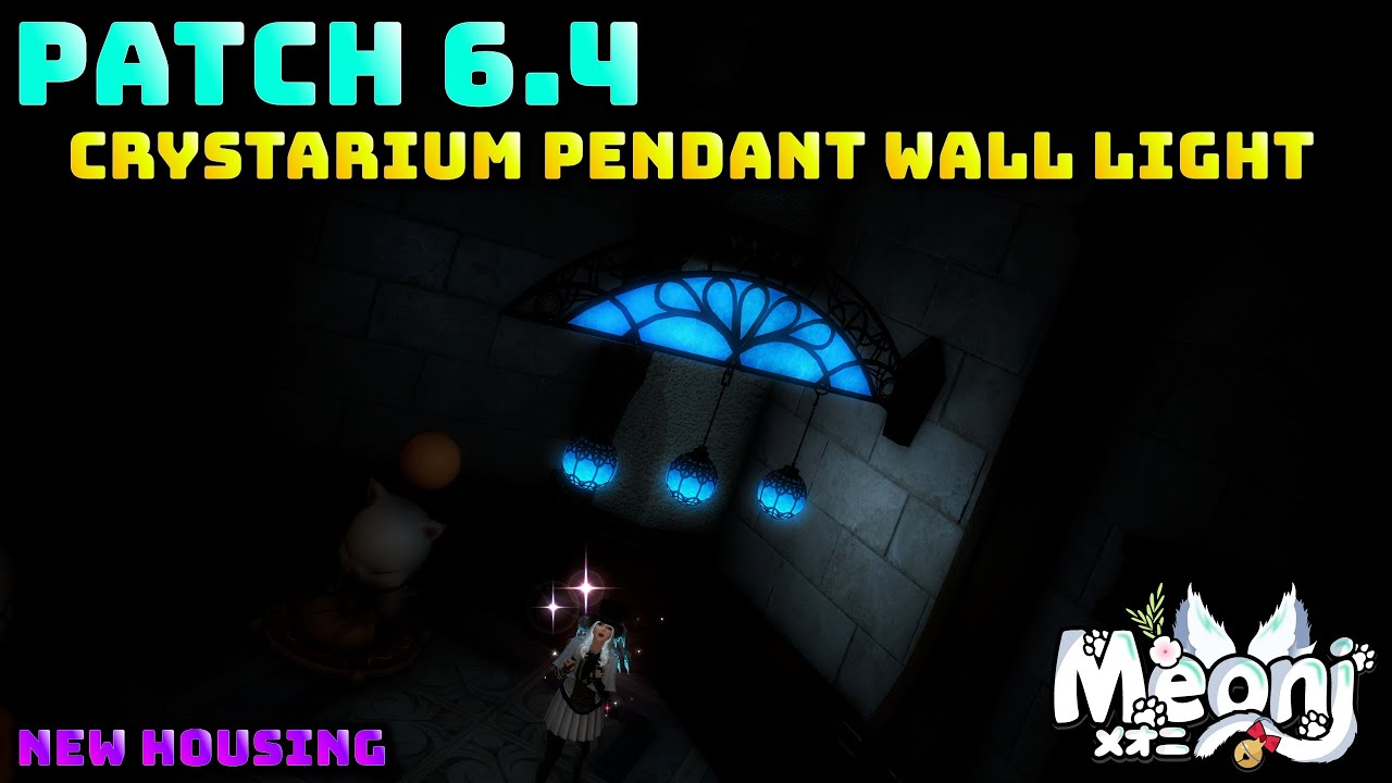 FFXIV Crystarium Pendant Wall Light 6.4 Housing YouTube