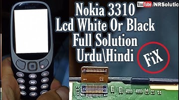Nokia 3310 White Lcd Fix Lcd Ways -Urdu/Hindi