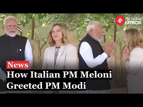 Italian PM Meloni Welcomes Modi as India Joins G7 Summit