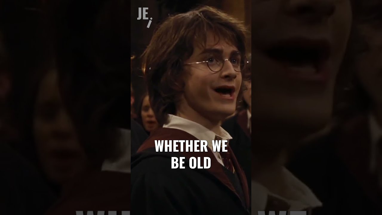 Have You Seen This Deleted Scene Of The Hogwarts School Song Harrypotter