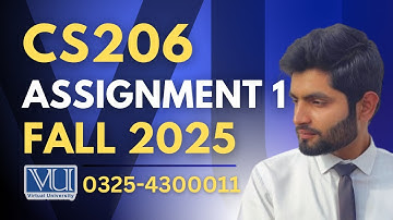 cs206 assignment 1 solution 2025 | cs206 assignment 1 solution fall 2025