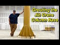 Grouting the Gorbel Jib Crane Column Base