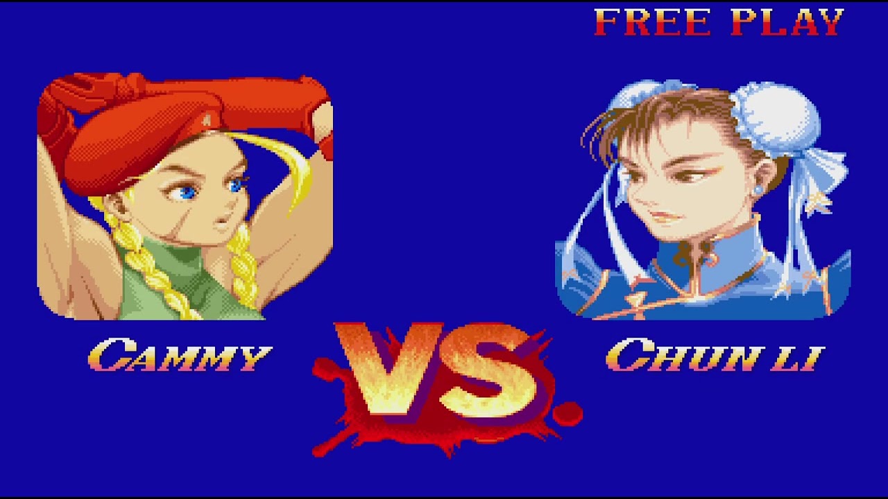Super Street Fighter ll-Cammy Playthrough  (Arcade)