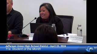 JUHSD 4/23/24 - Jefferson Union High School District Meeting - April 23, 2024 by Pacific Coast TV 10 views 4 days ago 3 hours, 5 minutes