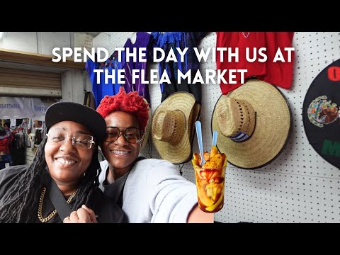 A DAY AT THE FLEA MARKET + Mini Haul