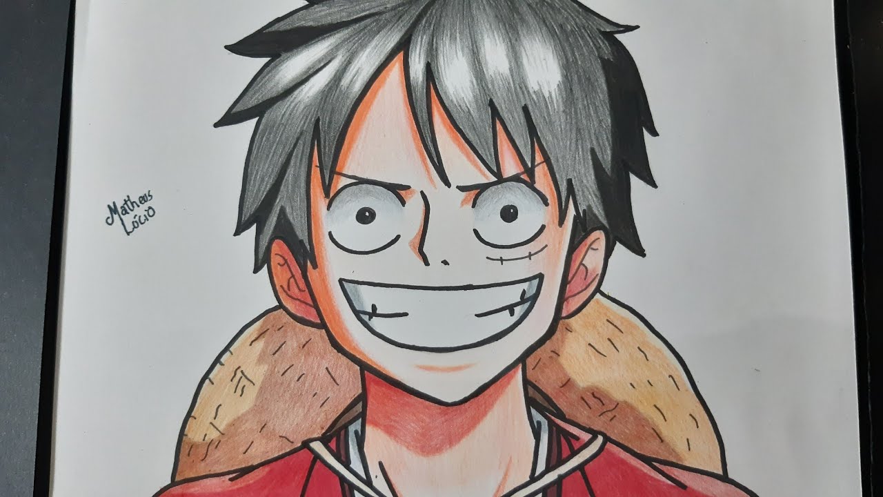 Como Desenhar o Monkey D Luffy (wano) passo a passo 