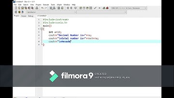 How To Print Decimal,Octal And Hexadecimal Number without Any Logic Using C ++