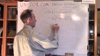 Unizor - Probability - Random Variables - Problems 3
