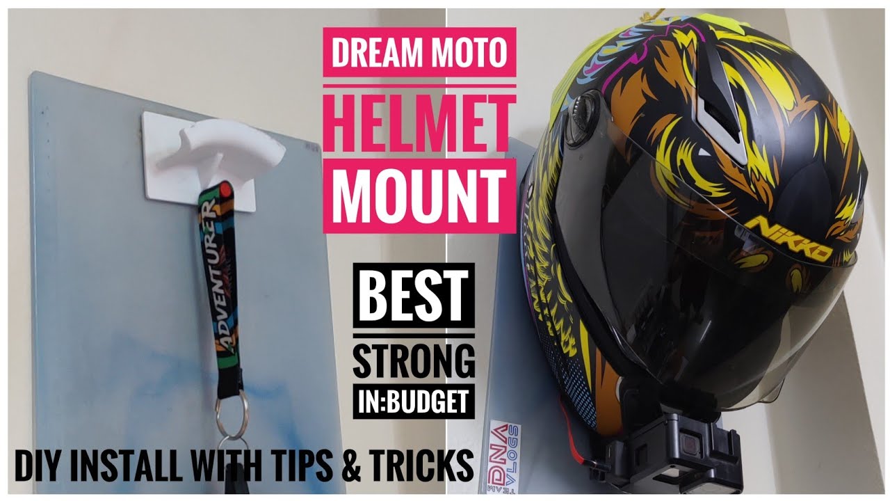  OneTigris Motorcycle Helmet Holder Wall Mount