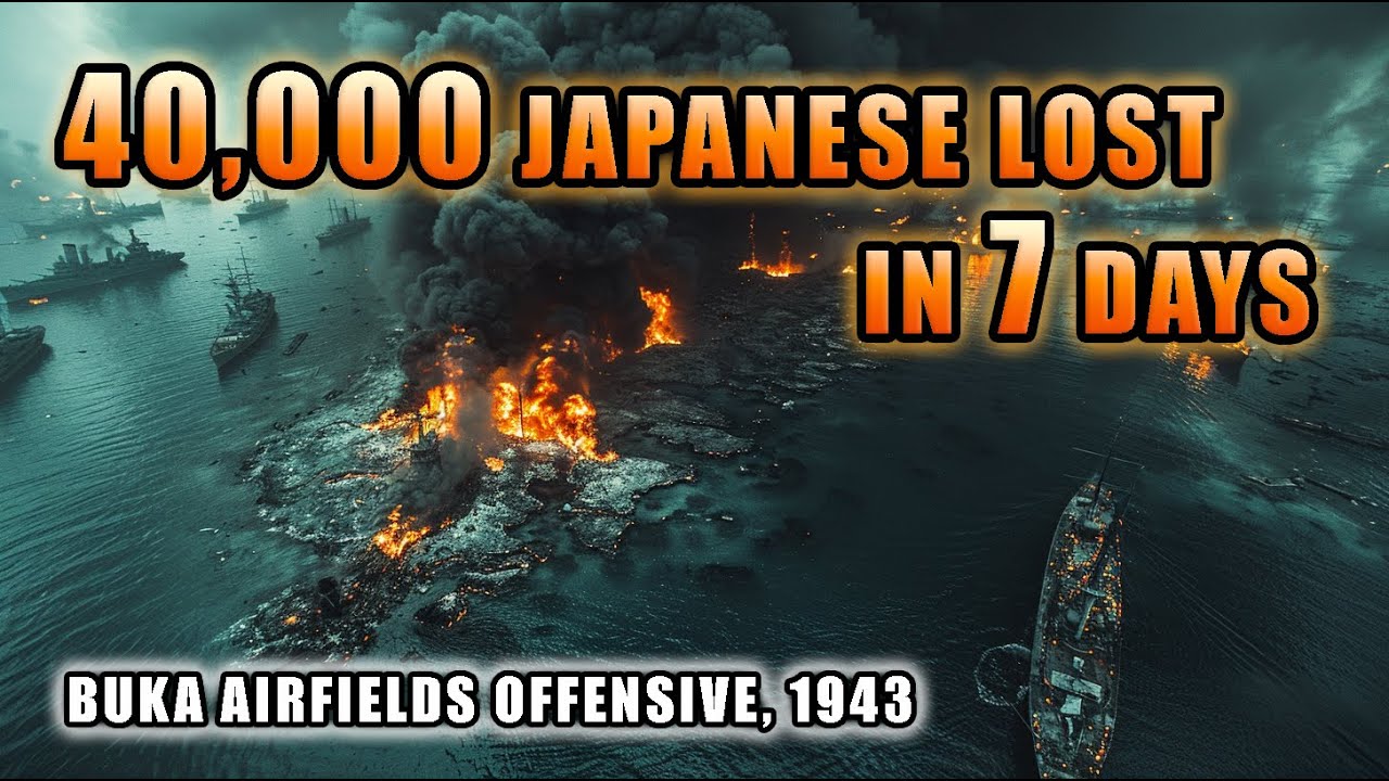 40 000 японцев потеряно за 7 дней — наступление на аэродромы Бука, 1943 г.