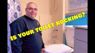Fix a loose toilet flange before it gets worse