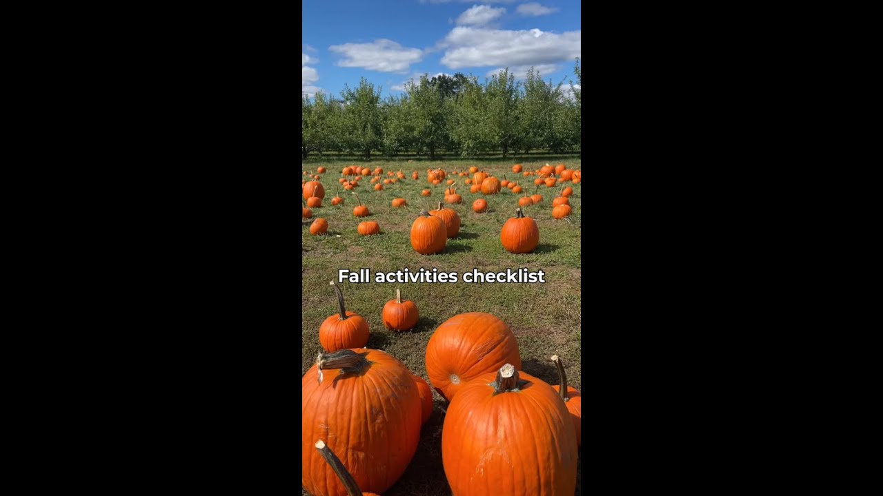 Fall Activities Checklist