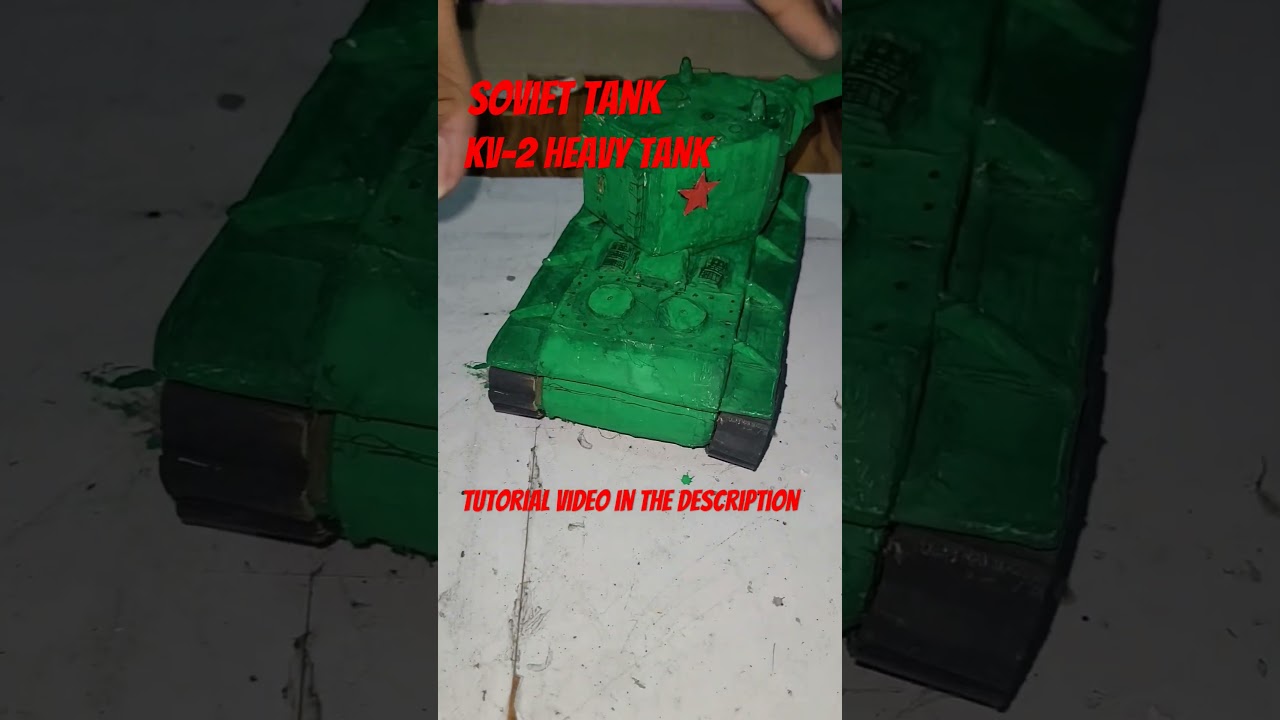 Soviet KV-2 Heavy Tank/Assault Gun || With moving wheels || WW2 || Soviet Union || 