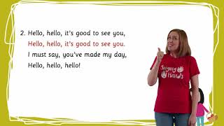 Hello, Hello - Makaton Signing with Singing Hands and Out of the Ark Music