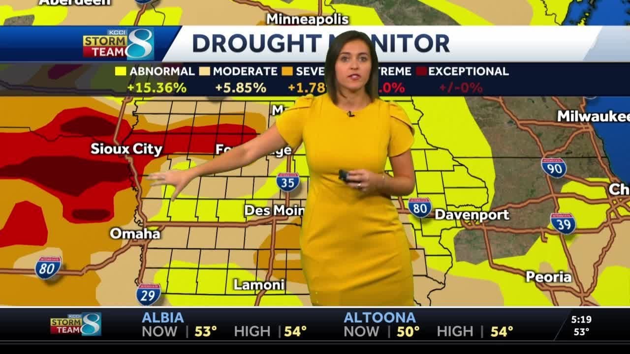 Drought Monitor shows all of Iowa is abnormally dry - YouTube