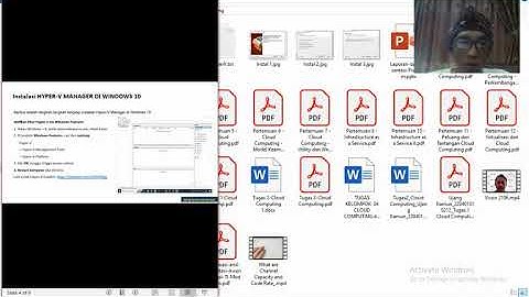 Presentasi Tugas 2 Cloud Computing Instalasi Virtualbox dan Hyper V-Manager di Windows 10