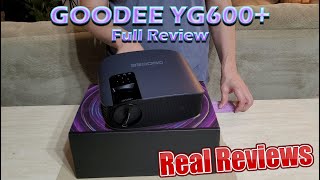 GOODEE YG600 Plus 1080p Projector 300' Real Review