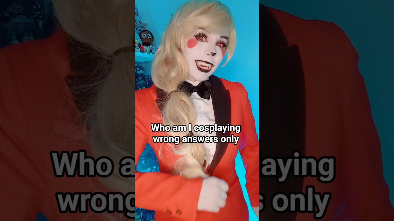 who will be the top answer 💀 #cosplay #comiccon #hazbinhotel #hazbin #funny #roblox