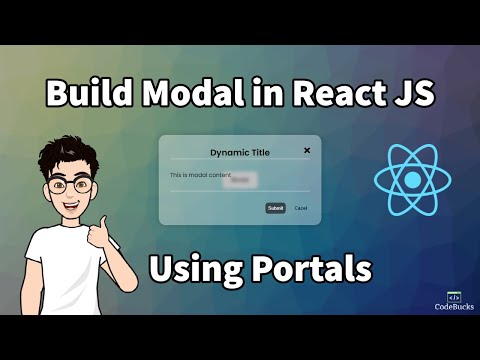 React Modal Tutorial using Hooks and Portals from scratch ?
