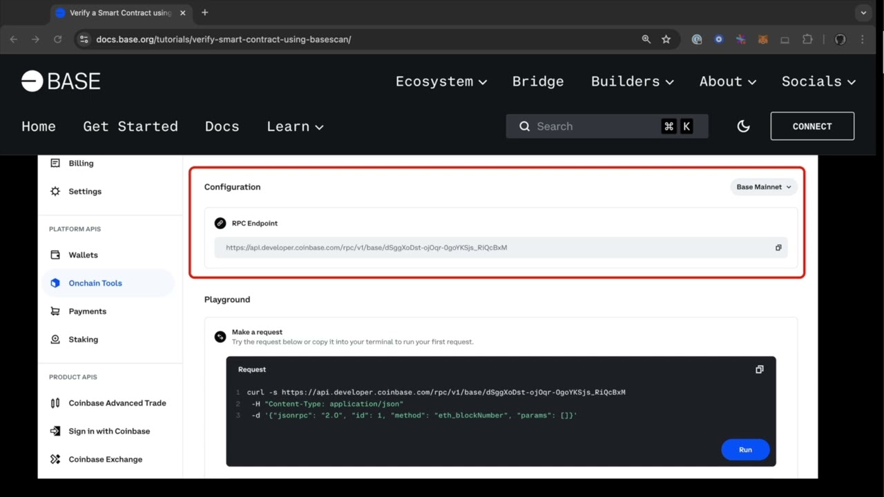 Smart Contract Verifications on Base using Basescan API + Coinbase  Developer Platform