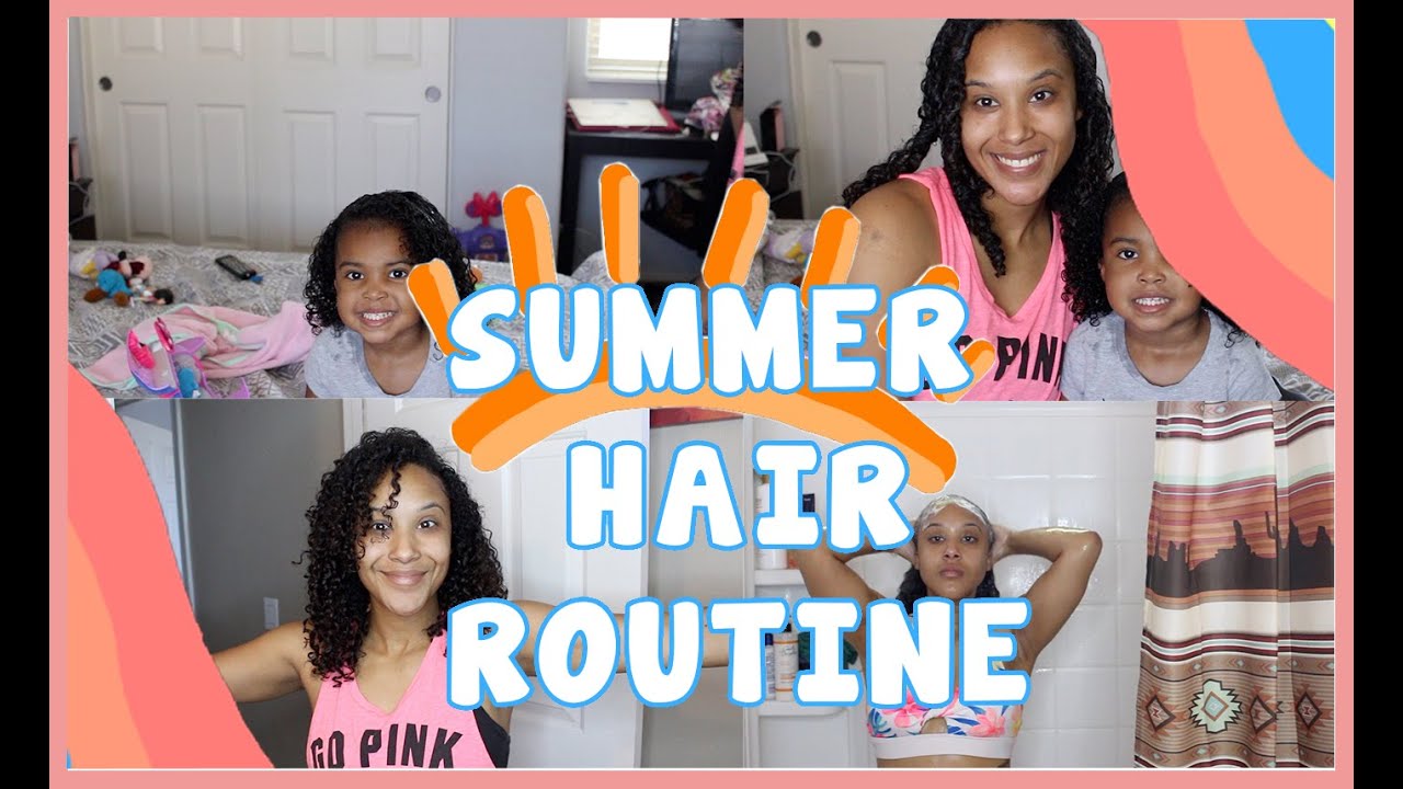 Mommy, Daughter Curly Hair Routine For The Summer | Keeping Your Curls
