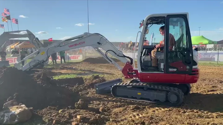 Takeuchi TB240 Mini Excavator Demo