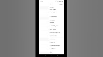 How to Change Account Public to Private in Likee Application