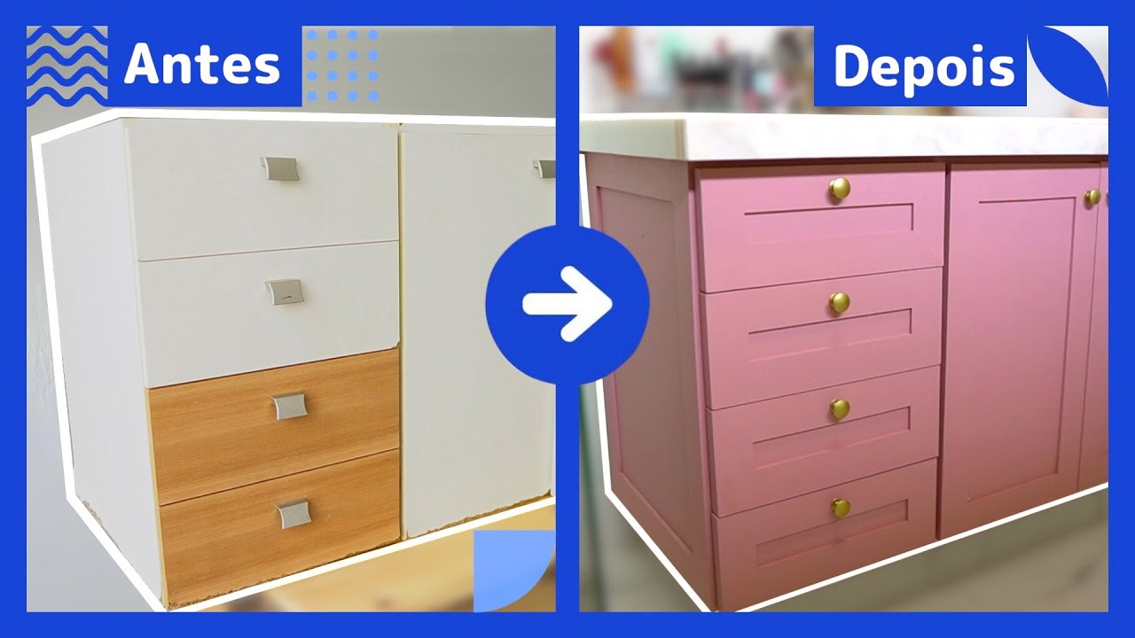COMO REFORMAR ARMÁRIO VELHO, ANTIGO E MUITO ESTUFADO | GASTANDO POUCO