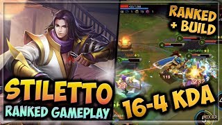 HEROES EVOLVED - STILETTO BUILD | RANKED GAMEPLAY | NEW HERO!! (CLOSE MATCH)