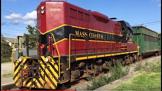 Mass Coastal Diesel Trash Train!  Cape Cod, Massachusetts, 2017 w/ Original Sound TrainSpotting