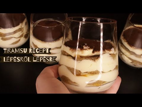 Videó: Tiramisu: Lépésről Lépésre Recept Fotóval