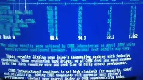 IBM PC benchmarks